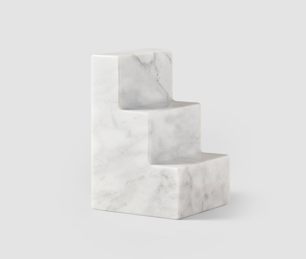 Shop Printworks Bookend Stair Cube - Marble