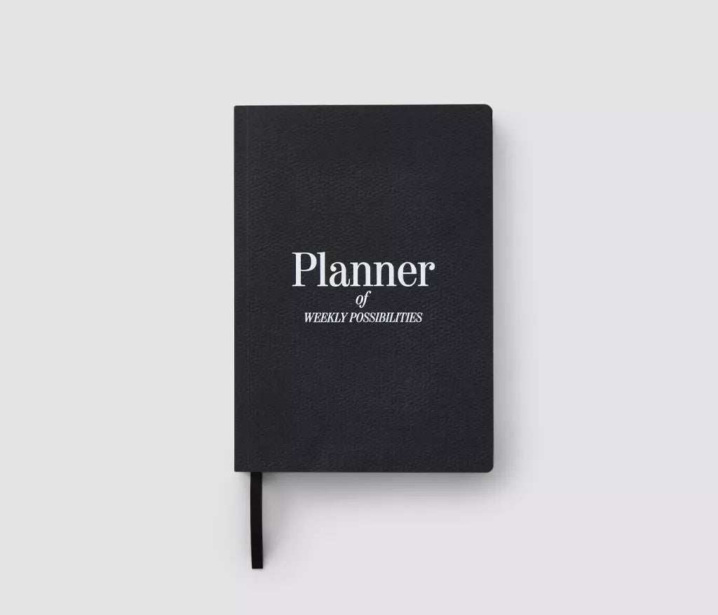 Shop Printworks Weekly Planner Black