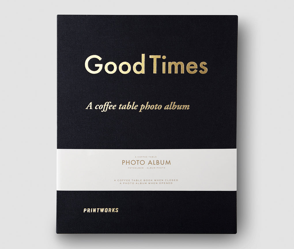 Shop Printworks Photo Album - Good Times Black