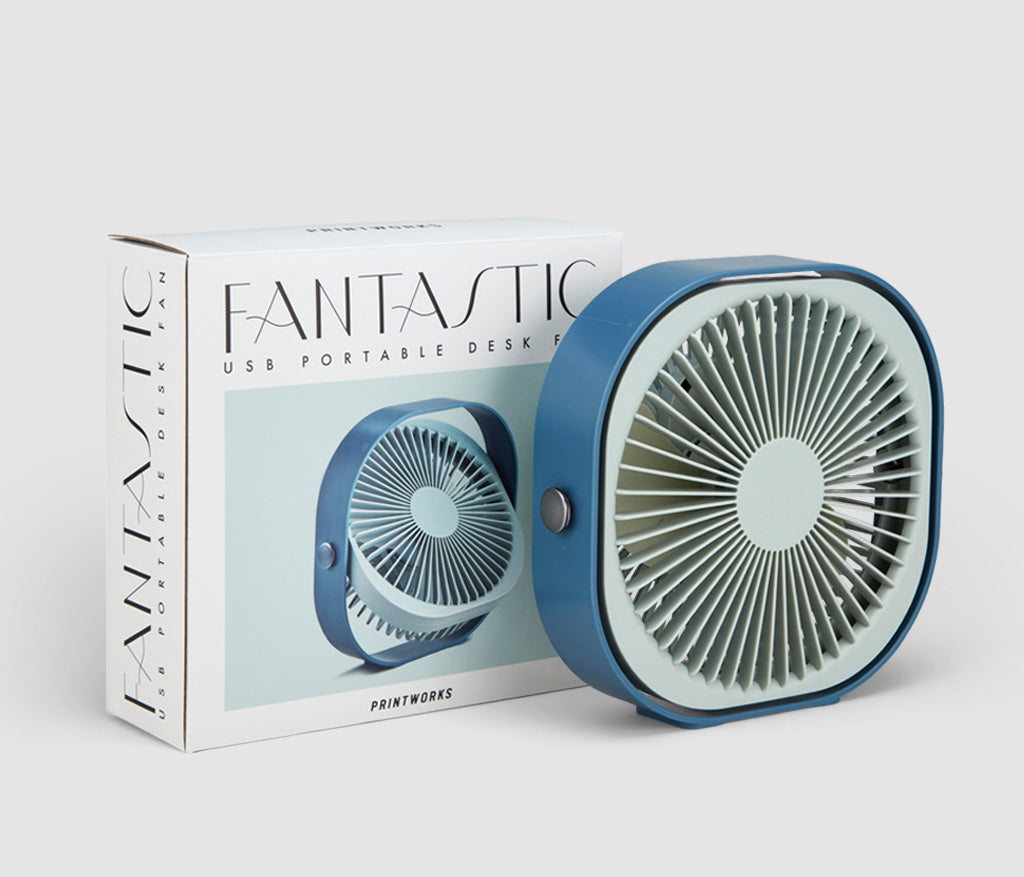 Shop Printworks Portable Fan - Petroleum