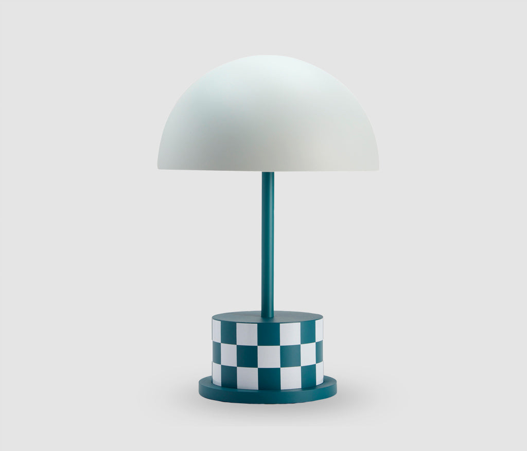 Shop Printworks Portable Lamp - Riviera, Checkers