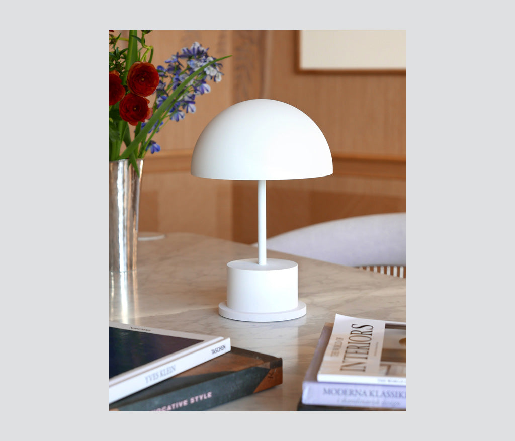 Shop Printworks Portable Lamp - Riviera, White