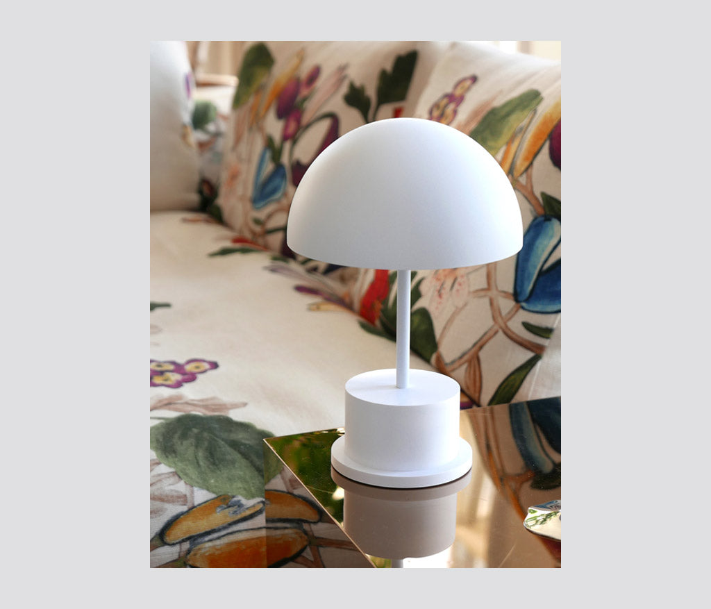 Shop Printworks Portable Lamp - Riviera, White