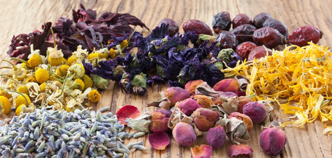 dried edible flowers