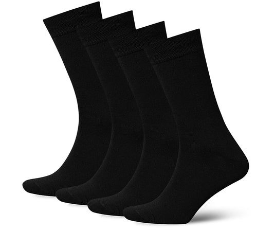 Mens Ultra thin Breathable Cotton Dress Socks White 5-pack – Dunasocks