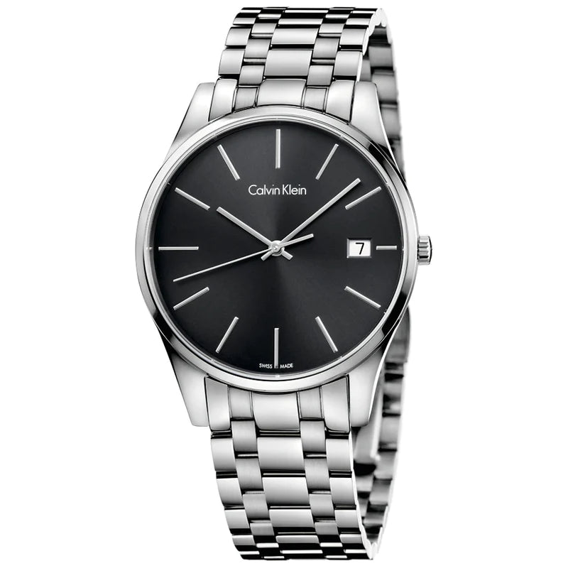 Calvin Klein Time Quartz Black Dial Men's Watch – Kairós Relojería
