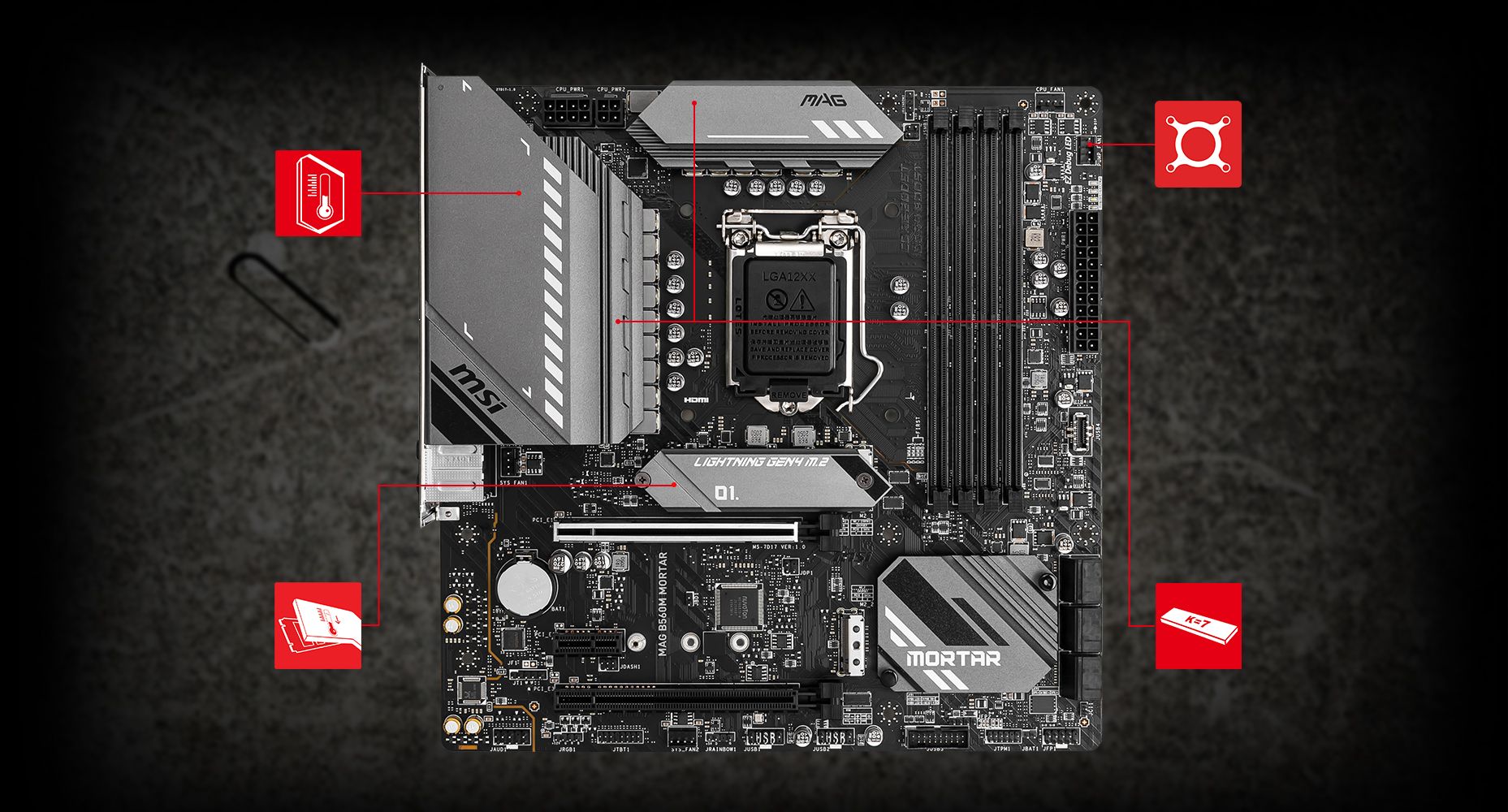 MSI MAG B560M MORTAR THERMAL overview