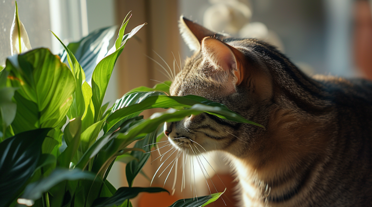 What to Do if Your Cat is Exposed to Peace Lilies
