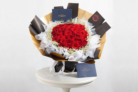 buket bunga valentine