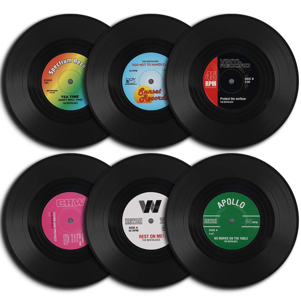 Vinyl Drink Coasters-image-0