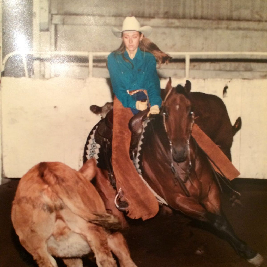 julie working as a horse trainer