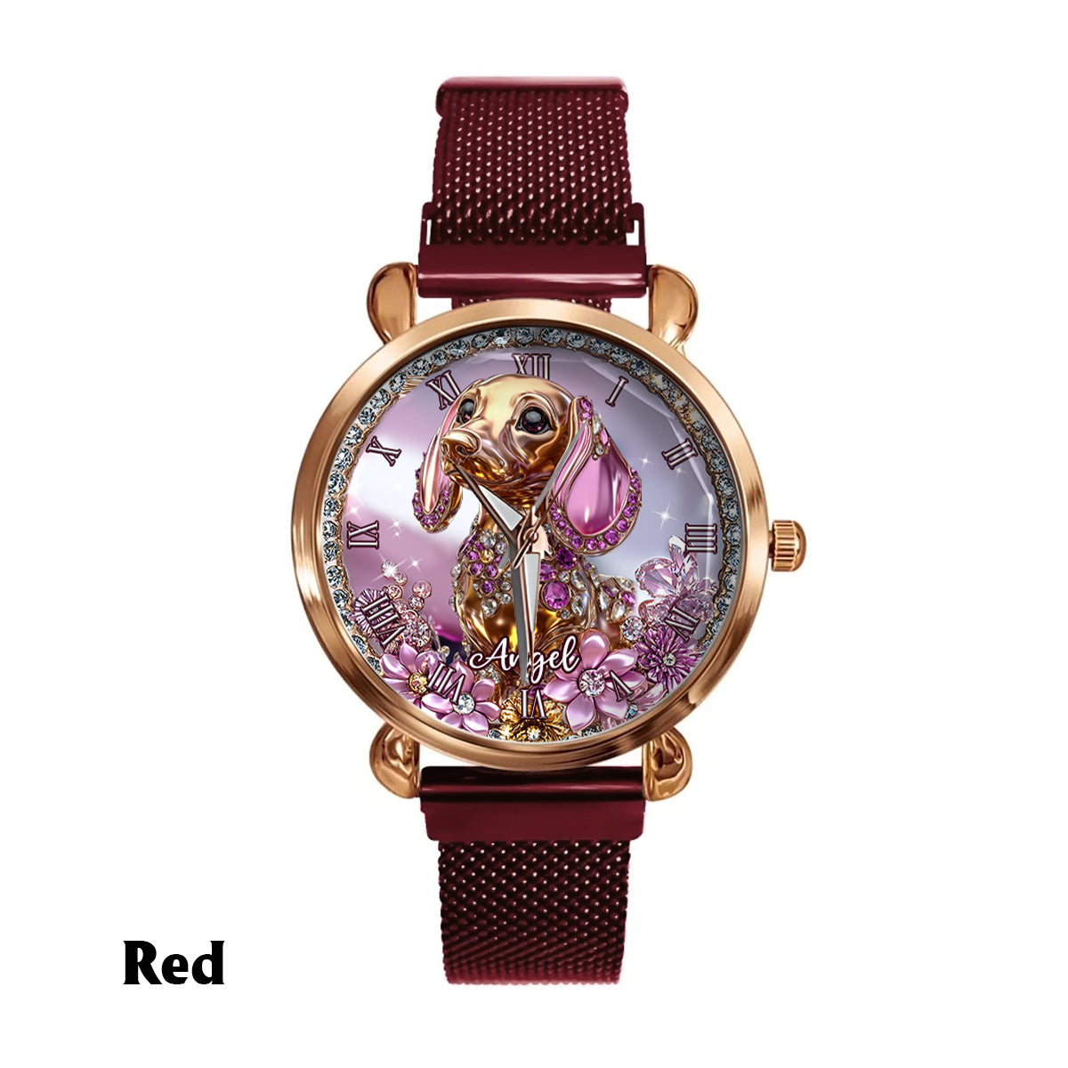 Dachshund Lovers - Personalized Dog Women Hand Watch