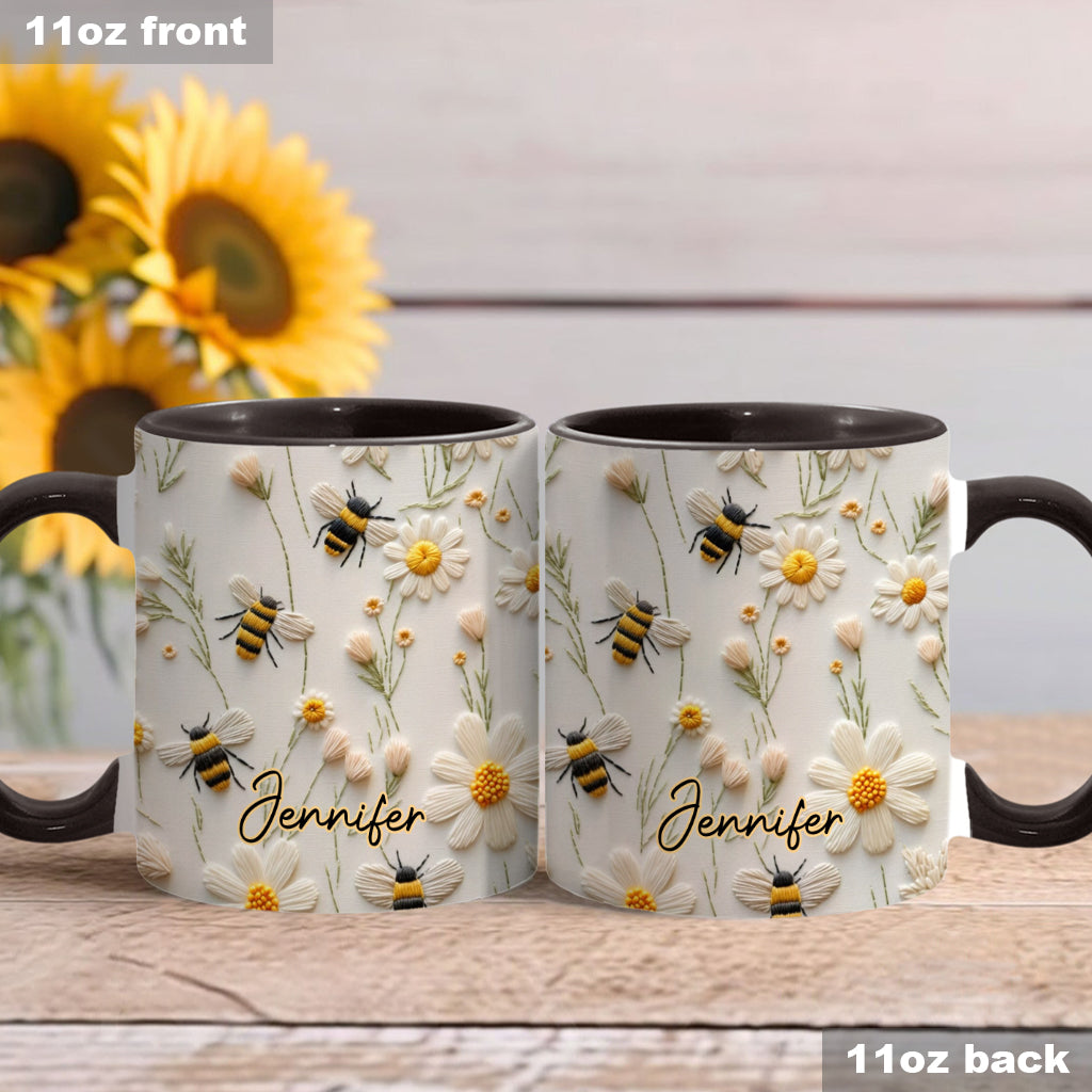 Love Bees - Personalized Bee Accent Mug