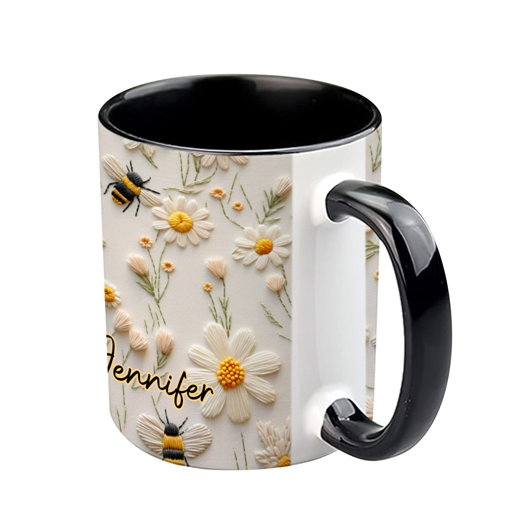 Love Bees - Personalized Bee Accent Mug