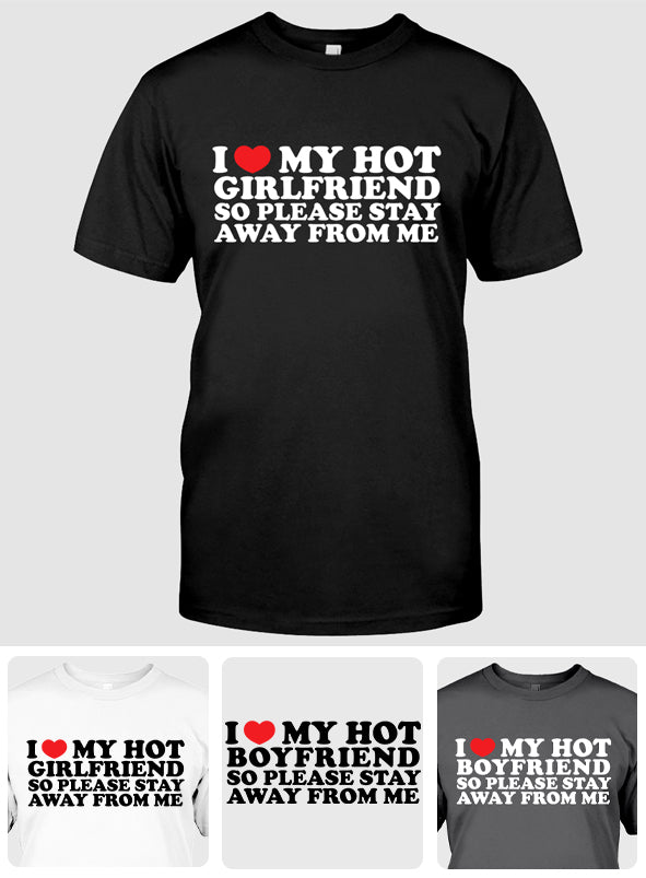 I Love My Girlfriend - Personalized Couple T-shirt And Hoodie