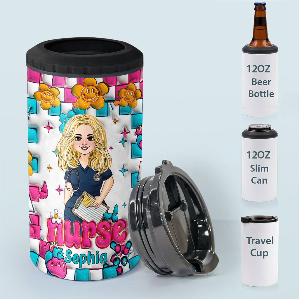 Nurse Life - Personalized Nurse Can Cooler