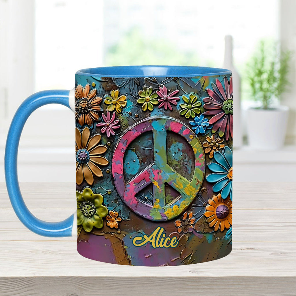 Hippie Soul - Personalized Hippie Accent Mug