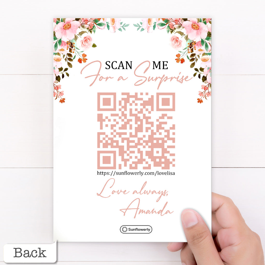 I Love You - Personalized QR Greeting Card