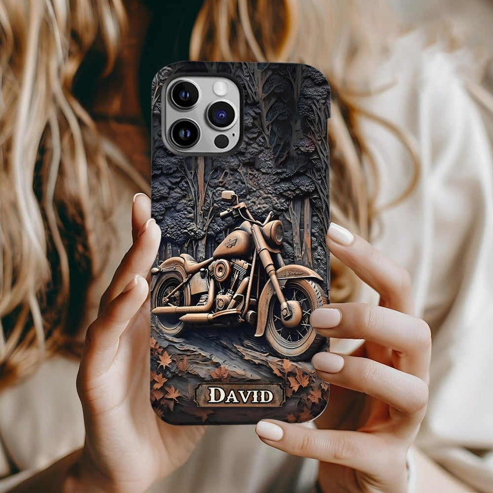 Time To Ride - Personalized Biker Full Print Phone Case
