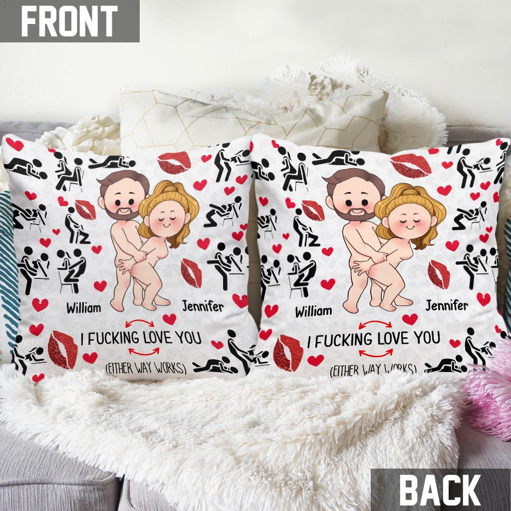 I Love You - Personalized Couple Blanket