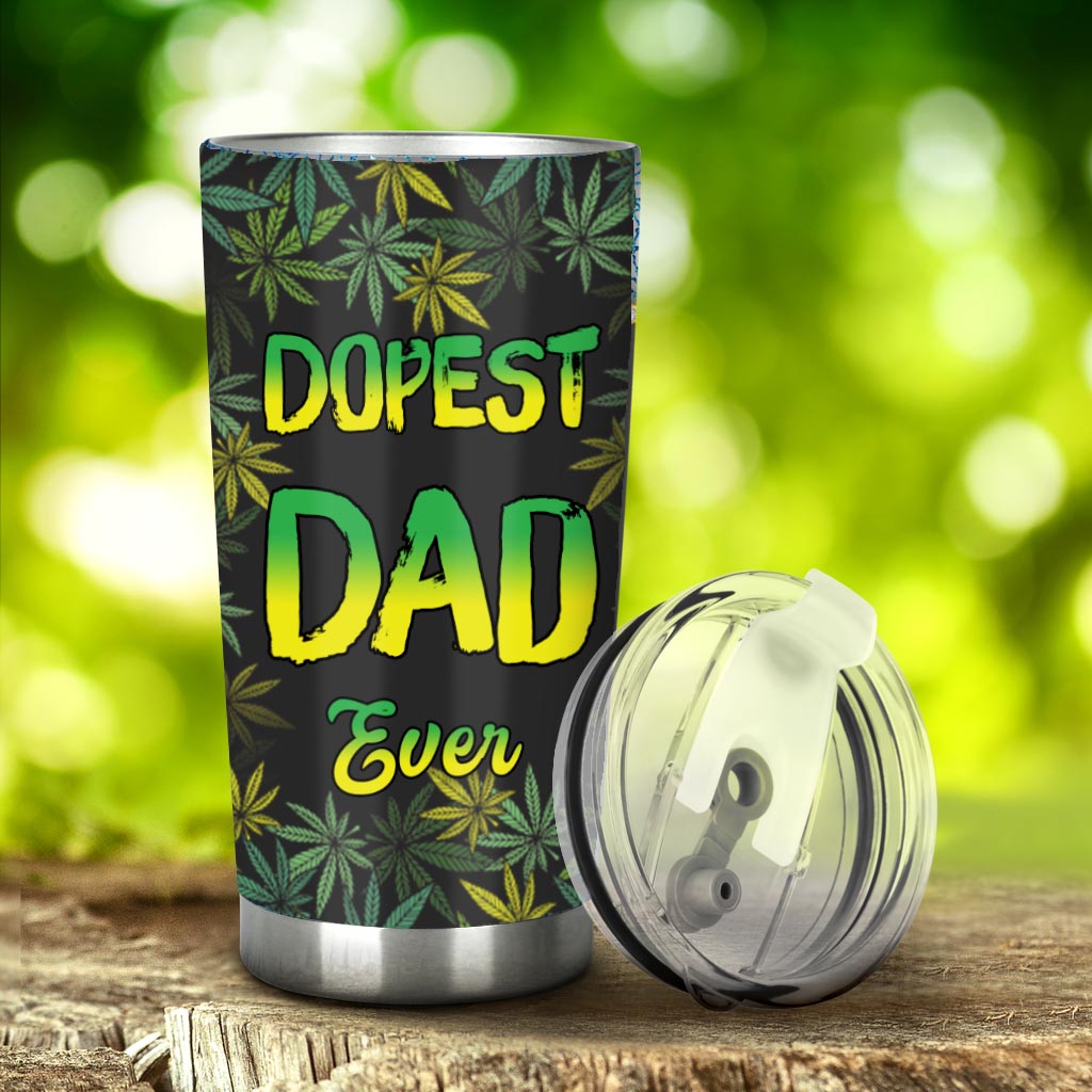 Dopest Dad Ever - Personalized Weed Tumbler