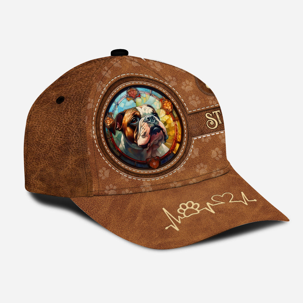 Stained Glass Dog - Personalized Dog Classic Cap