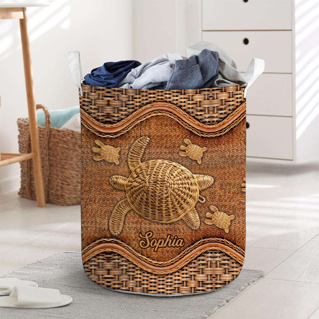 Love Turtles - Personalized Turtle Laundry Basket