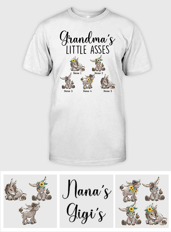 Grandma's Little Cuties - Personalized Mother's Day Grandma T-shirt and Hoodie