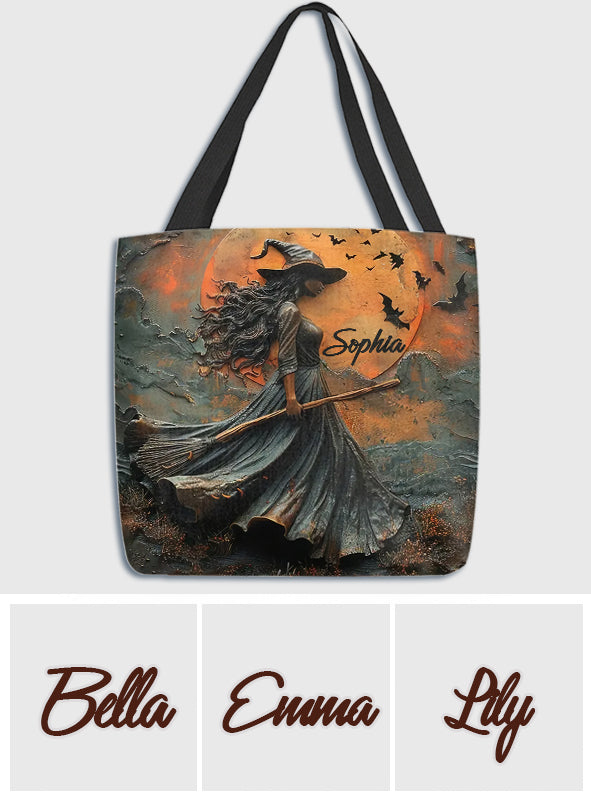 Beautiful Witch - Personalized Witch Tote Bag