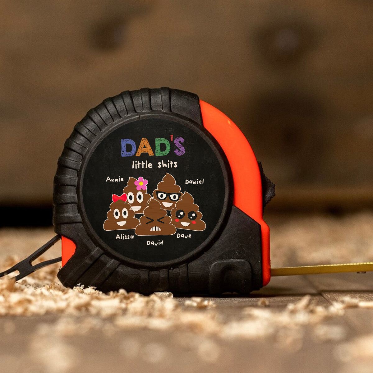 Dad's Little Cuties - Personalized Father Measure Tape