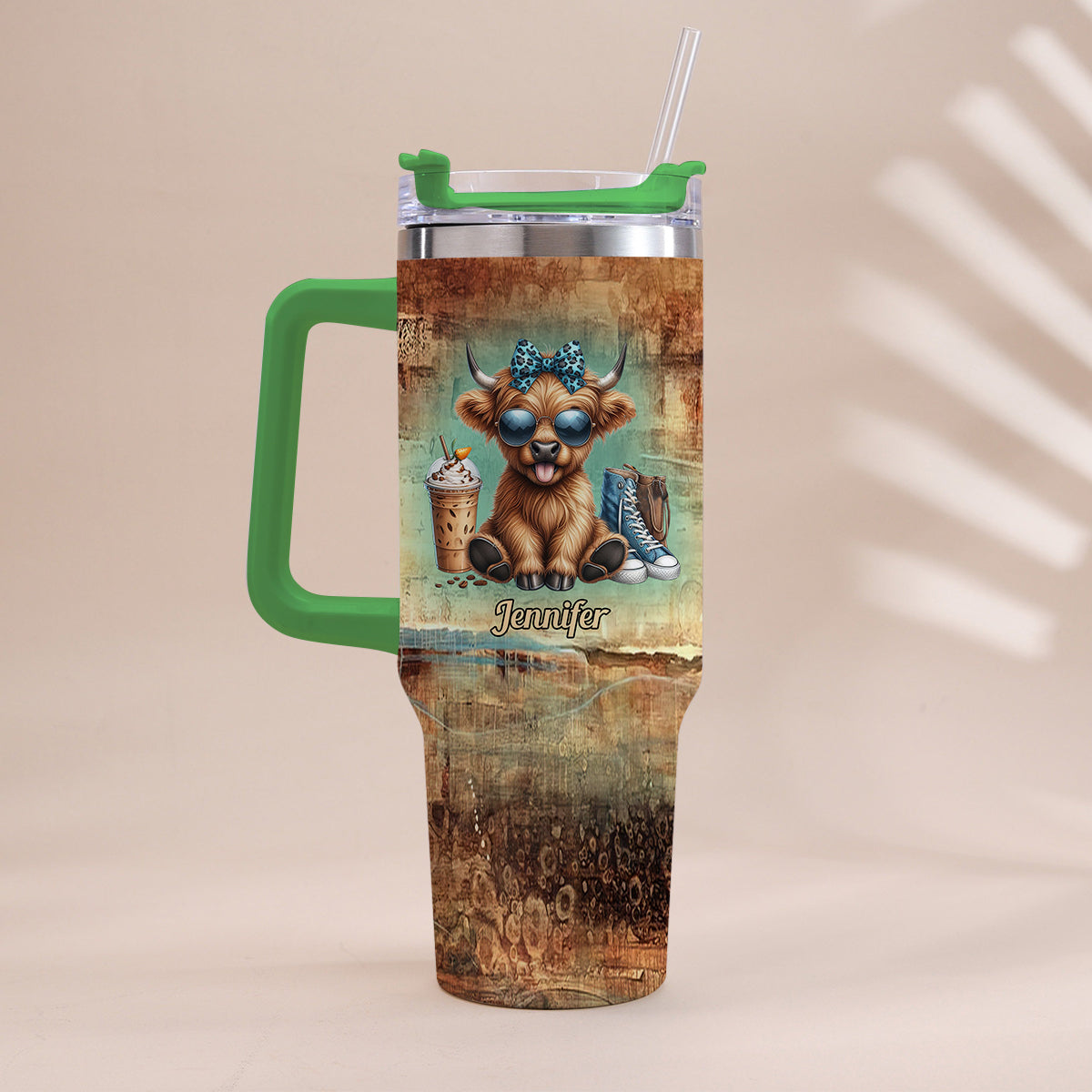 I'm Not A Hot Mess - Personalized Tumbler With Handle