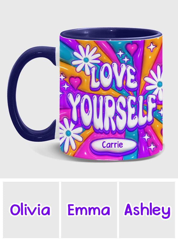 Love Yourself - Personalized Accent Mug