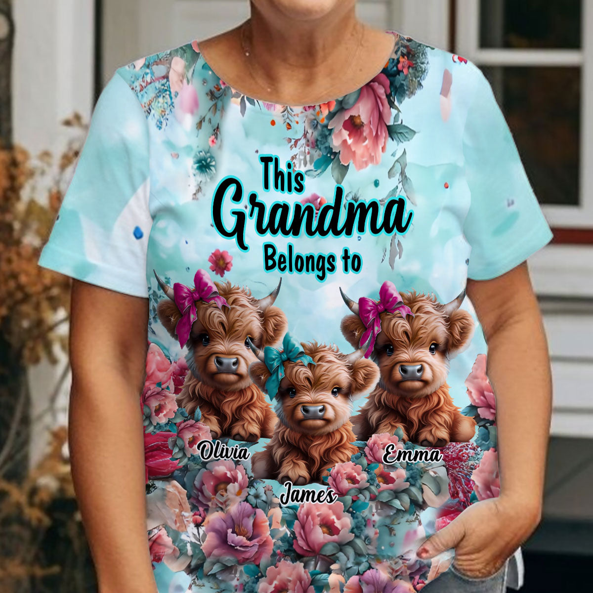 This Nana Belongs To - Personalized All Over Shirt