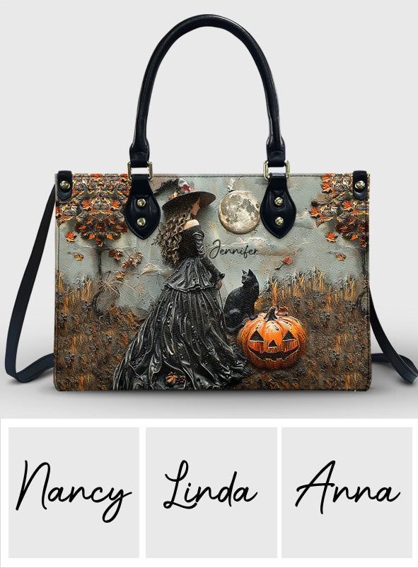 Beautiful Witch - Personalized Witch Leather Handbag