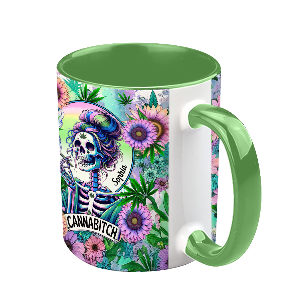 Cannabitch - Personalized Weed Accent Mug