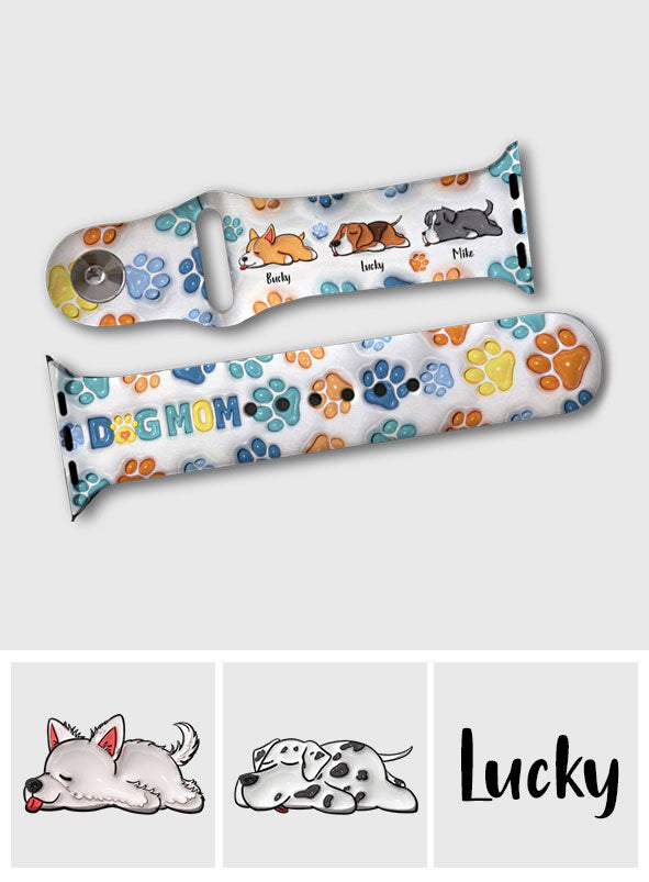 Best Dog Dad/ Mom Ever - Personalized Dog Apple Watch Band