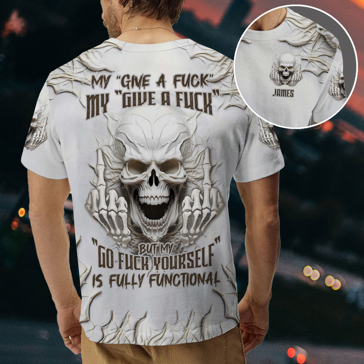 Discover Sarcasm White Skull - Personalized Skull All Over Shirt