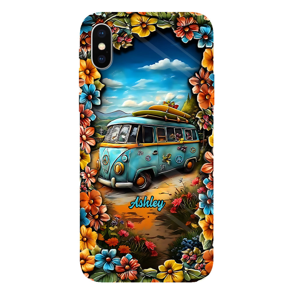 Hippie Van - Personalized Hippie Full Print Phone Case