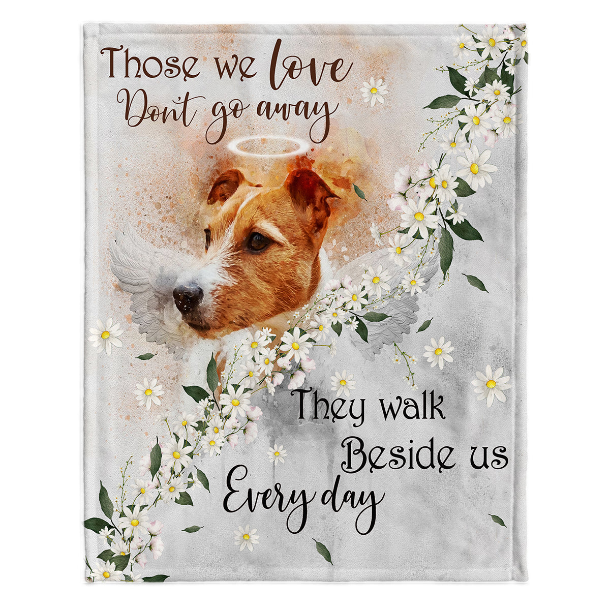 Those We Love Don't Go Away - Personalized Dog Blanket