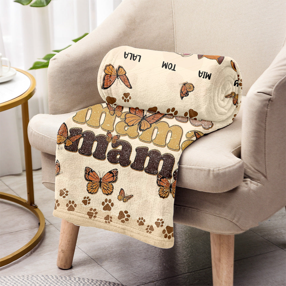 Best Mama Ever - Personalized Mother's day Dog Blanket