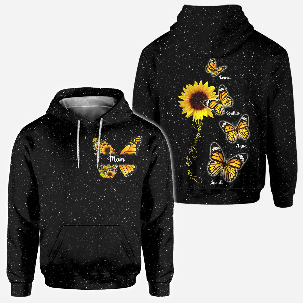 Discover You're My Sunshine - Gift for mom, grandma - Personalized All Over 3D Hoodie