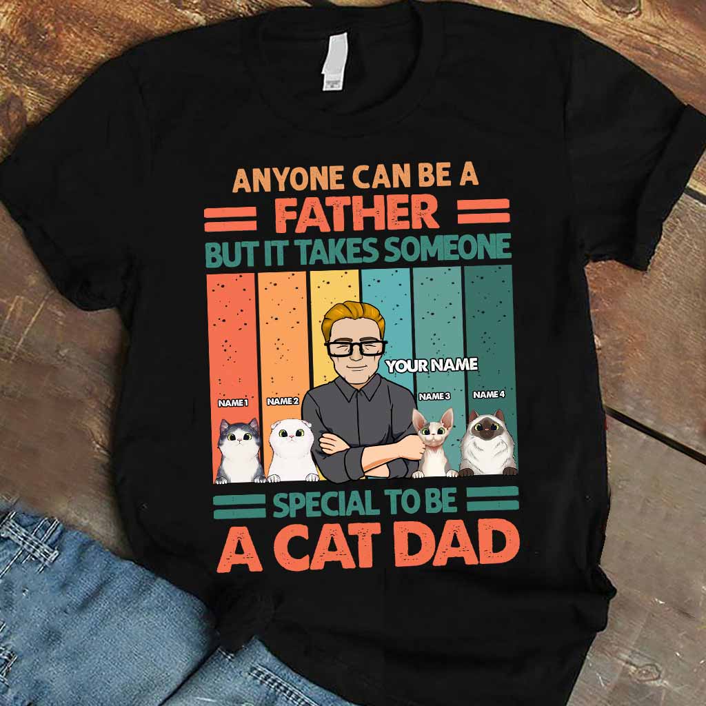 Discover Someone Special To Be A Catdad - Personalized Father's Day T-shirt