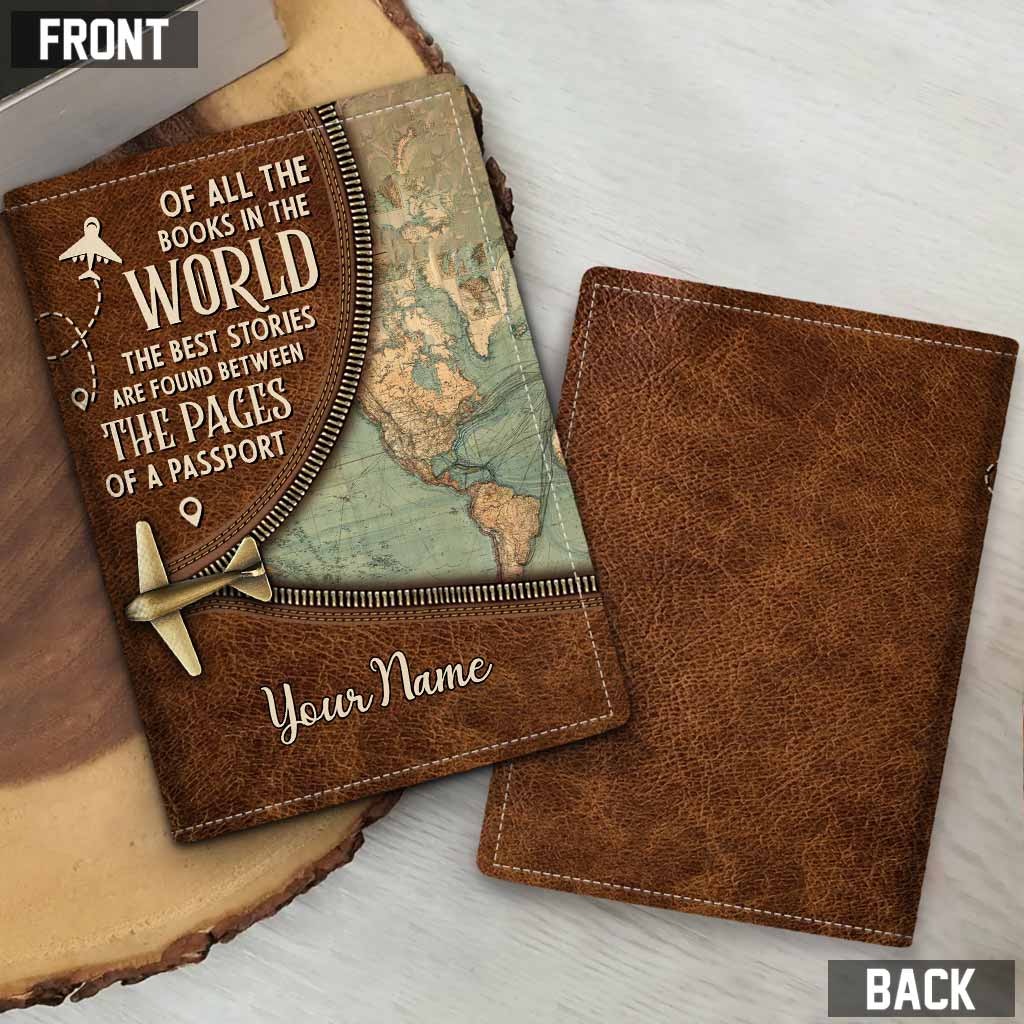 Discover Of All The Books In The World - Personalized Travelling Passport Holder