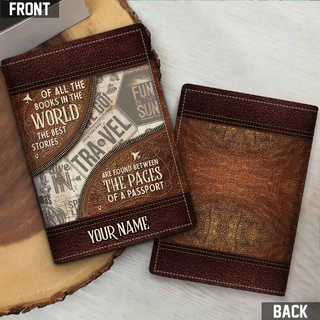 Discover Of All The Books In The World - Personalized Travelling Passport Holder