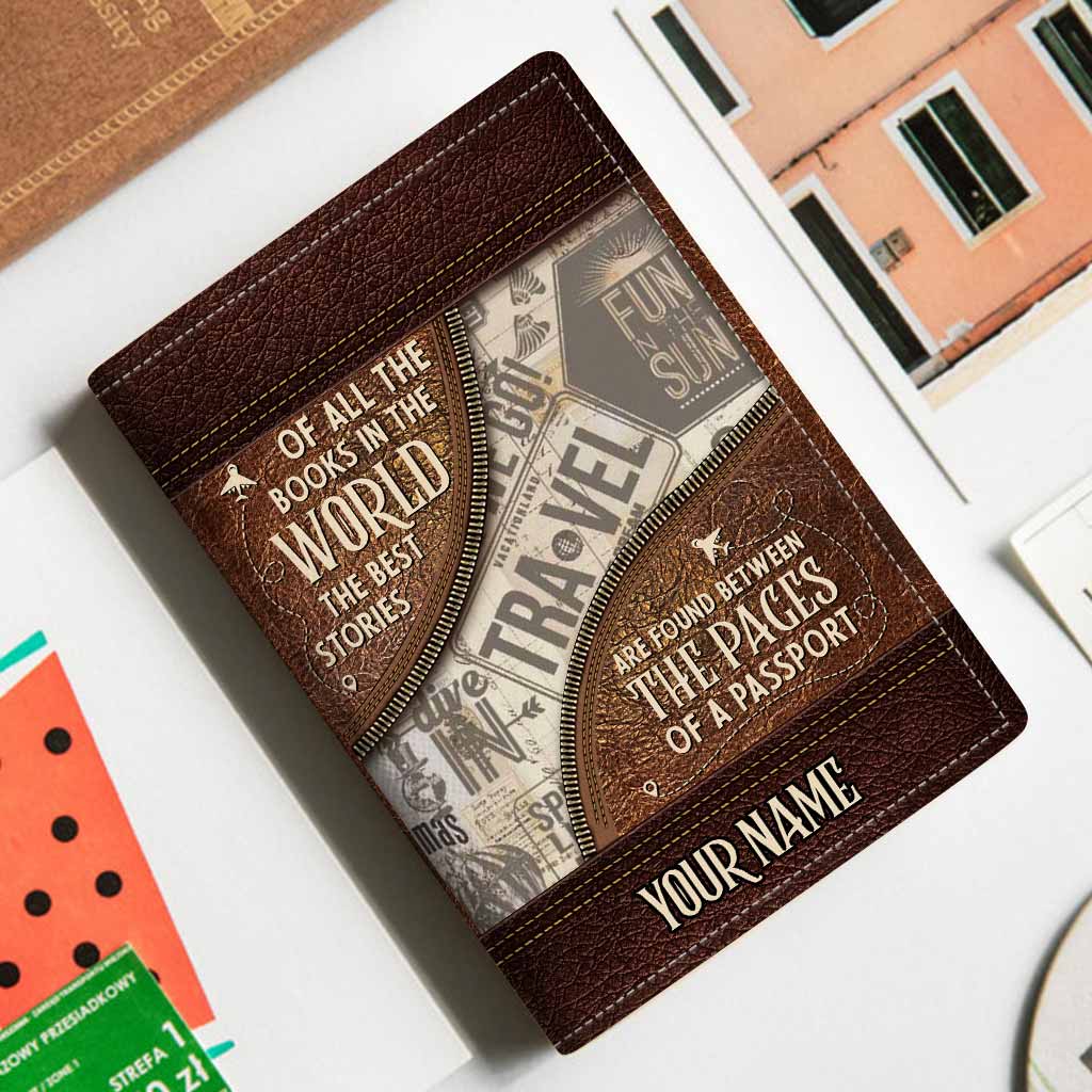 Of All The Books In The World - Personalized Travelling Passport Holder