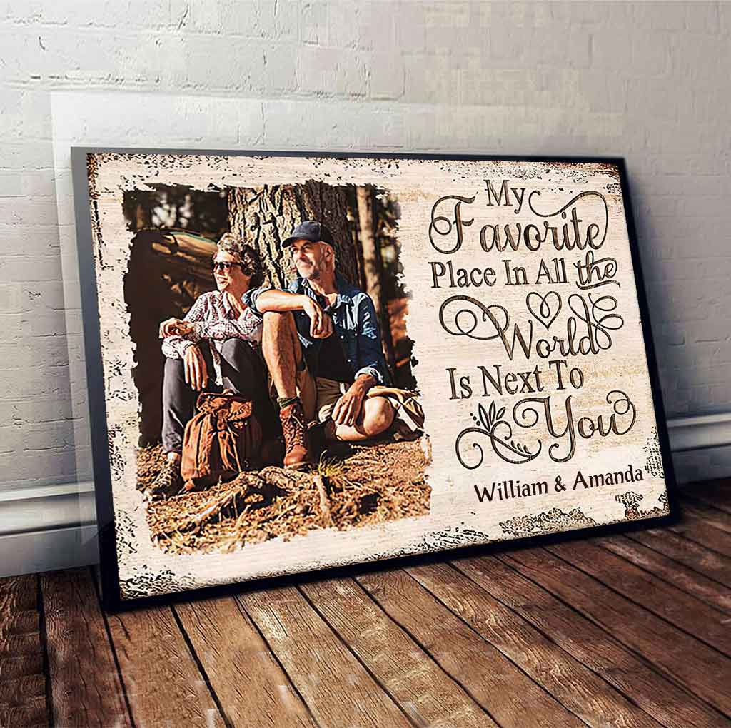 My Favorite Place In All The World - Personalized Couple Poster 102021