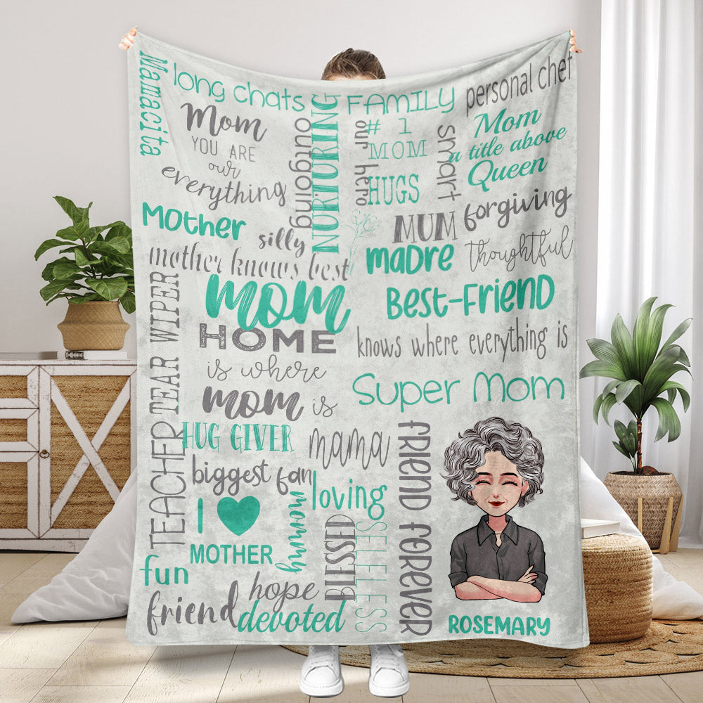 Mom You Are Our Everything - Personalized Mother's Day Mother Blanket