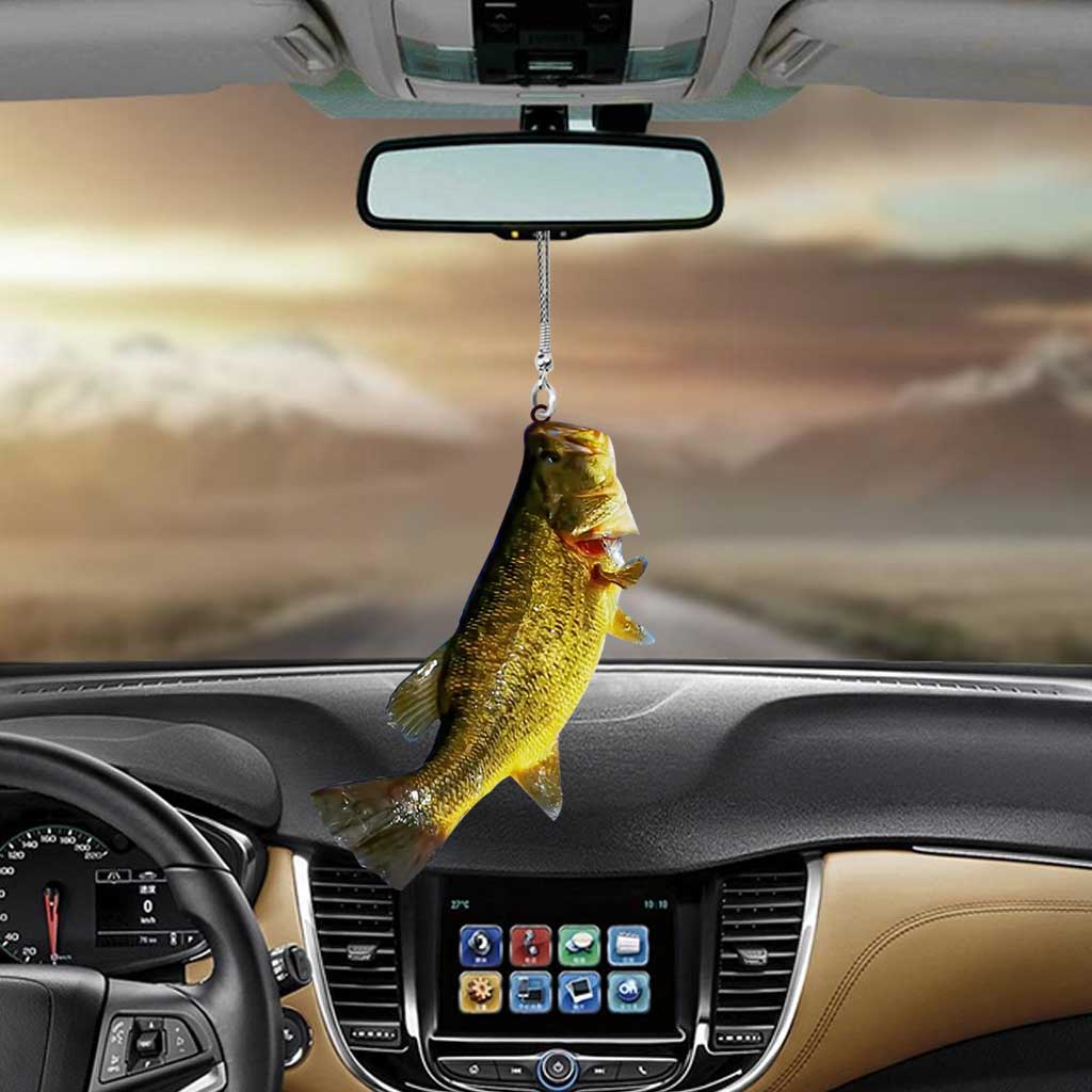Discover Fishing Car Ornament (Printed On Both Sides)