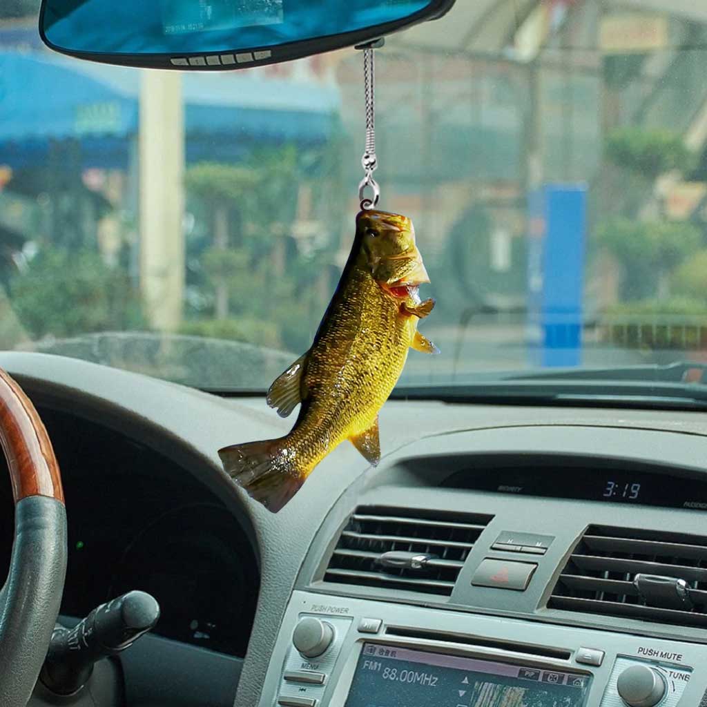 Fishing Car Ornament (Printed On Both Sides)