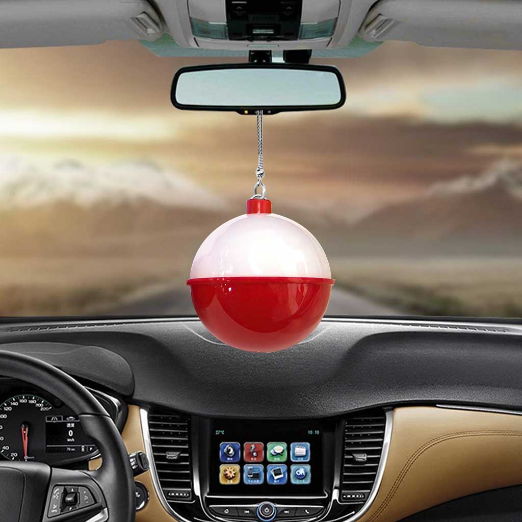 Discover Fishing Bobber Car Ornament (Printed On Both Sides)